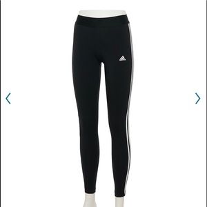 Adidas 3 stripe legging size S